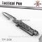 Grey Tactical Ball Point Pen With Glass Breaker, Self Defense Tool TP-308