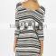 stripe design women dress casual smart lady fashion dress