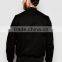 Xinlan Manufacturer High Quality New Design Durable Lightweight 100% Cotton Black Rib Cuffs Running Casual Men Bomber Jacket