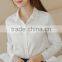 new design long sleeve leisure and work cotton shirt for ladies