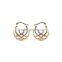 Simply Unique Gold Plated Hoop Earrings