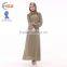 Zakiyyah 690 Muslim plus size long dress with Belt silk route abaya in solid color women clothing in malaysia