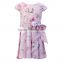 Toddler Girl Pink & White Elephant Print Dress 2-3 Years Vintage Style 100% Cotton Handmade Party Dress