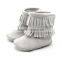 Baby Toddler Girls Boys Use Winter Warm Snow Boot moccasins Trimmed Boots Outdoor