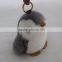 Myfur Popular Penguin Pattern Real Rabbit Fur Made Bag Accessory Pendant