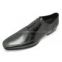 Contempory men burnish and emboss leather dress shoes