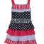 Wholesale Giggle Moon Remake 4th of July Boutique Outfits Latest Dress Star Patterns For Girls