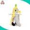 Lifelike stuffed toy custom plush banana
