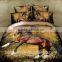 Hot selling cotton 5d 3d printed bedding set