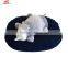 custom monkey rhinoceros plush dog toys on bean bag dog bed