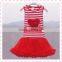 Wholesale Boutique Girls Little Valentine Outfit 100% Cotton