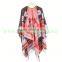 Classic Design Knitted Rabbit Fur Long Scarf With Fur Tassel Animal Fur Knitted Muffler Soft Touch