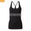 Sports Wear Work Out Loose Yoga Top Open Back Tank Top Women