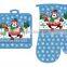 professional designer oven mitts baking mitts with christmas design