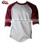 95% cotton 5% spandex bulk new polo gray baseball tee shirts wholesale /private label wholesale women baseball t shirt For Men