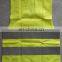 Customized Road Safety Vest Reflective Vest Fluorescence Yellow Vest