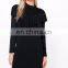 Latest Fashion Double Ruffle Layer Shift Dress Lady Garment