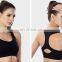 Cheap wholesale dri fit 90% nylon 10% spandex women sale plain sport bra set