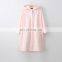New Design Sweet Girls Loose Fit Cotton Coat With Hood