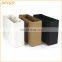 Orange paper bag with ribbon handle