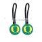 3D pvc monkey's head shape zipper puller for luggage