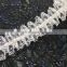 3.5cm new and hot sale crystal lace for girl's dress lace trim for wedding dress