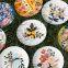 Best Selling Products Colorful Secret Garden Ceramic Bone China Plates