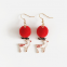earring  christmas style