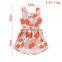 Baby Dresses Sleeveless Children Prints Fancy Girl Party Wear Western Summer Dress Girl Dress
