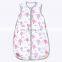Amazon Hot Summer Printing Organic Cotton Muslin Baby Sleeping Bag