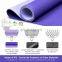 Harbour custom logo private label double color foldable tpe yoga mat