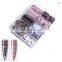 2020 Designer Flower Laser Sticker brand LOGO Transfer Paper Roll Set Nail Art Foil