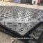 3'x8' black HDPE plastic access road solutions plastic PE ground protection mats