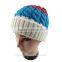 2016 Hot Sale Winter Stripe Hat Knit Colorful Women Hat