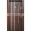 Steel wooden armored door Italian style for home modern design security door