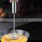 Home Purpose Unique Stainless Steel Rotating Egg Whisk Manual Beater Mini Egg Whisk