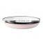 Custom Color Logo Printing Oval Shape Enamel Metal Cast Iron Roasting Pan for Cookware