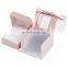 Eco friendly wholesale price jewelry boxes dense cardboard necklaces treasure paper box