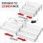 3-Tier Expandable Kitchen Acrylic Spice Rack Set Countertop Spice Rack Organizer