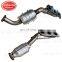 XUGUANG high quality OEM pd pt rh precious metal coated ceramic euro4 catalytic converter for Toyota cruiser new model