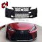 CH Factory Vehicle Modification Parts Facelift Front Mesh Grille Car Grille Front Grill For Lexus IS 2012-2016 Upgrade to 2020