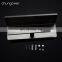 Bathroom accessories self-adhesive Stainless steel pivoting double roll toilet paper holder with phone shelf