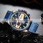 CURREN 8394 New Man Quartz Watches Wristwatches Business Clock Male Chronograph Watch With Leather