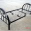 (DL-B1) Strong Black Iron Folding Bunk Bed / Durable Metal Pipe Beds Frame
