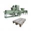 Pallet hydraulic moulding press machine wood feet block hot press machine compressed wood sawdust pallet block line machine