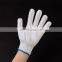 Cheaper Industrial Construction White Protective Nylon Knit Glove Cotton Knitted Work Hand Gloves