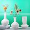 Modern Porcelain Vases Decorative Handmade Art Matt White Creative Shape Ceramic Pot Irregular Centerpiece Flowers Vase Nordic