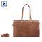 Stylish Look Anthracite Fitting Hot Selling Zipper Closure Type Luxury Women Genuine Leather Handbag Manufacturer