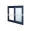 Home temper glass security window grill metal frame aluminum sliding windows designs