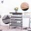 New Arrival Vintage Five-layer Entryway Doorway Shoes Storage Rack With Two Cloth Drawers As You Require